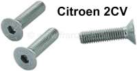 citroen 2cv screw set 3x screwed on door locks P16423 - Image 1
