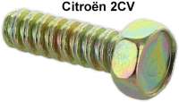 Citroen-DS-11CV-HY - 2CV, Fender screw rear, inside in the wheel housing. Suitable for Citroen 2CV. The screw f