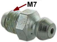 Renault - Lubricate nipple with M7 thread. Suitable for Citroen 2CV, DS, 11CV, HY, etc.