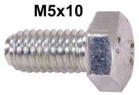 Citroen-2CV - M5x10, screw galvanizes.