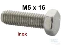 citroen 2cv screws nuts m5x16screw high grade steel 1 P20296 - Image 1