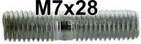 Citroen-DS-11CV-HY - M7, stud bolt M7x28. (e.g. screening plate on manifold Citroen DS). Or. No. ZC9616135W
