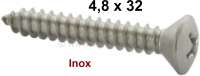 citroen 2cv screws nuts screw cross lens head 48x32 P21167 - Image 1