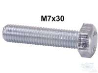 citroen 2cv screws nuts screw m7x30 galvanized P20103 - Image 1