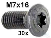 citroen 2cv screws nuts screw torx m7x16 content 30 units P20279 - Image 1