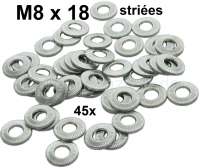 Citroen-DS-11CV-HY - Washers corrugated M8x18 (French name. Striees). Content: 45 units. These grooved washers 