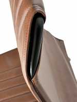 Citroen-2CV - 2CV, Covering front seat, open sides (2 pieces). Material: Vinyl brown, smooth surface (Sk