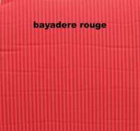 Citroen-2CV - 2CV old, covering hammock red streaked (Bayadère Rouge). Per piece. Suitale in front + re