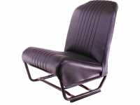 Citroen-2CV - Seat on the left completely (symetric), vinyl black (new part). Design: the upperflat is p