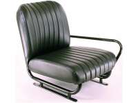 Sonstige-Citroen - Seat on the right completely, vinyl black (new part). Suitable for Citroen Mehari.
