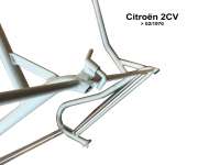 Citroen-2CV - Rear bench seat frame. Suitable for Citroen 2CV, up to year of construction 02/1970. Adjus