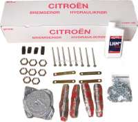 Citroen-2CV - Securement package largely for chassis 2CV6 with disc brake! Consisting of: 1x screw fixin