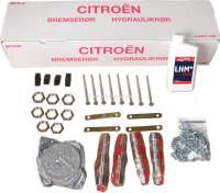 Citroen-2CV - Securement package largely for chassis 2CV6 with drum brake! Consisting of: 1x screw fixin