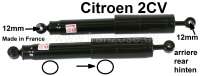 Citroen-2CV - Shock absorber (2 fittings) in the rear, for Citroen 2CV. For 12mm shock absorber secureme