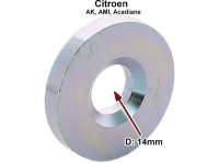 Citroen-2CV - Shock absorber pin - disk heavily, suitable for Citroen AK, AMI, ACADIANE (14mm).