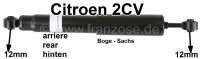 Citroen-2CV - Shock absorber rear, suitable for Citroen 2CV (per piece). 12mm securement eye. Manufactur