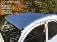 citroen 2cv soft top hood blue heatable rearwindow similar P17014 - Image 3