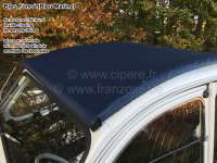 citroen 2cv soft top hood dark blue similar ral 5008 P17011 - Image 3