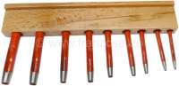 Citroen-DS-11CV-HY - Drilling tool set in the wood stand. Equipped with ever drilling tools a 2mm, 3mm, 4mm, 5m
