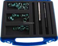 Peugeot - Heli coil spark plug thread repair set. For all M14 spark plugs. Contents: 1 bore + cuttin