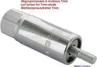Peugeot - out turner for studs for 7mm bolts, profi quality of Facom