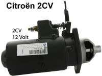 Citroen-2CV - Starter motor 2CV old, old version 12 V with Bowden cable, in the exchange! Old part depos