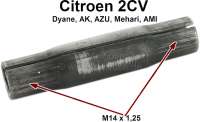 Citroen-2CV - Tie rods adjusting sleeve. Suitable for Citroen 2CV. (Coupling sleeve for tie rod with tie