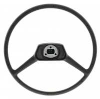 Alle - 2-spoke steering wheel, reproduction. Colour: black. Suitable for Citroën 2CV, Mehari. 38