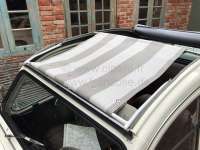 Citroen-DS-11CV-HY - Suns sail (Awning) grey-light grey streaked. The sail is fixed when the roof is open! The 