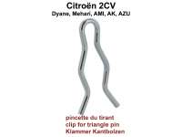 citroen 2cv suspension spring struts cylinder fixing clip P12057 - Image 1