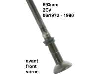 Citroen-2CV - Suspension pot hinged tie bar short. (593mm, for the front axle). Suitable for 2CV startin