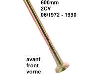 Alle - Suspension pot hinged tie bar short. (600mm, for the front axle). Suitable for 2CV startin