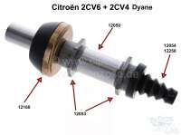 citroen 2cv suspension spring struts cylinder threadet pipe P12050 - Image 2