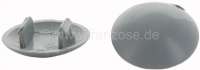 Citroen-2CV - Rim cap from synthetic. Color grey. Suitable for Citroen 2CV (for plugging the angular hol