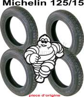 Alle - Tire R125/15, manufacturer Michelin. Set of 4 tire's. The Michelin tire is the most expens