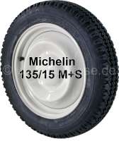 Citroen-2CV - Winter tire mounts on a new rim, 135/15. Manufacturer Michelin. We use only our own, serie