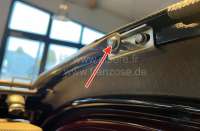 Peugeot - Soft top hood bow hinge stop cap (safety cover). The cap locates the roll roof bow at the 