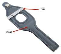 Citroen-2CV - 2CV, Soft top hood handle inside in front, for Citroen 2CV with soft top hood inside closi