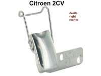 Citroen-2CV - Soft top hood locking inside on the right. Reproduction