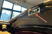 Renault - roof handle hinge, original, per side, 2CV, inside closing