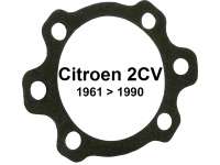 Citroen-2CV - Seal for drive shaft flange case at the gearbox. Suitable for Citroen 2CV4 + 2CV6 starting