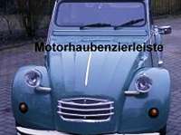 Alle - Bonnet, trim with mounting material. The trim fits on all Citroen 2CV bonnets starting fro