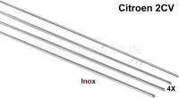 Citroen-2CV - 2CV, door trim 2CV in front + rear. Produced from polished high-grade steel. Substantial v