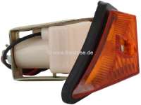 Alle - Indicator completely in front on the right, orange. Suitable for Citroen Dyane, Acadyane, 