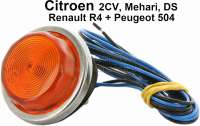 citroen 2cv turn signal indoor lighting side indicator on P14660 - Image 1