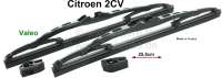 Citroen-2CV - Wiper blade elastic, 2 fittings, for Citroen 2CV. Original Valeo! (V.24) Wiper blade lengt
