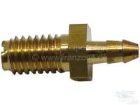 Citroen-DS-11CV-HY - Wiper system nozzle - lower part, from brass. Suitable for Citroen DS, HY, 2CV etc.. Mount
