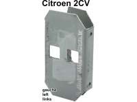 Citroen-2CV - 2CV, B-Support door lock fixture on the left, for Citroen 2CV. This sheet metal takes up t