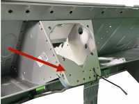 Citroen-2CV - 2CV, speedometer and starter lock mounting in the body (dashboard). Complete sheet metal c