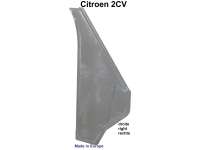 Alle - Triangle sheet metal side panel on the right, reproduction. Suitable for Citroen 2CV, all 